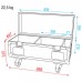 Showtec Case for 8x FX Shot & 4x Base Plate