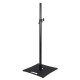 Showtec Speaker Stand with Baseplate Metal - max load 20kg - 1100-1800mm - 35mm