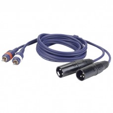 DAP FL26 - 2 RCA male L/R to 2 XLR/M 3P