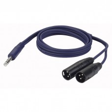 DAP FL36 - 2 x bal. XLR 3P, male to Jack stereo